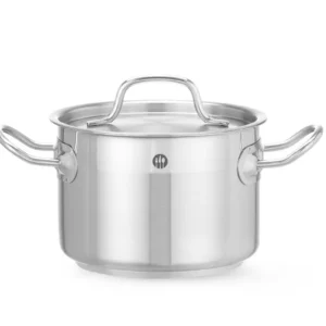 Profesionálny stredný hrniec – s pokrievkou, HENDI Profi Line, 2,1 l, ⌀160 x 110 mm