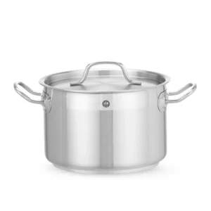Profesionálny stredný hrniec – s pokrievkou, HENDI Profi Line, 4 l, ⌀200 x 130 mm