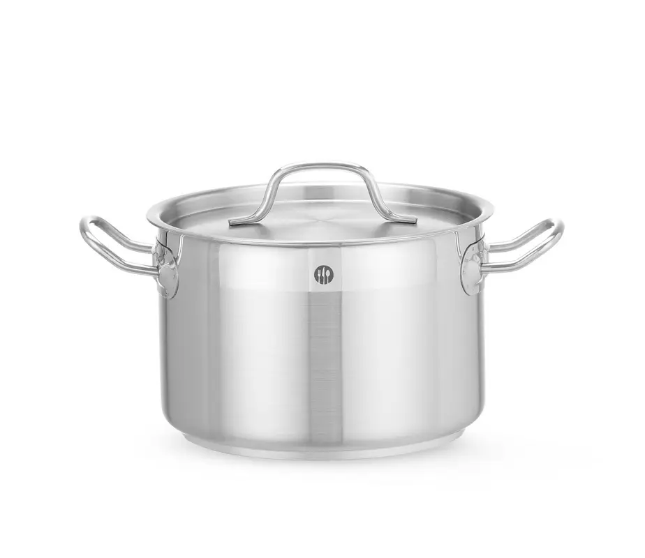 Profesionálny stredný hrniec – s pokrievkou, HENDI Profi Line, 4 l, ⌀200 x 130 mm