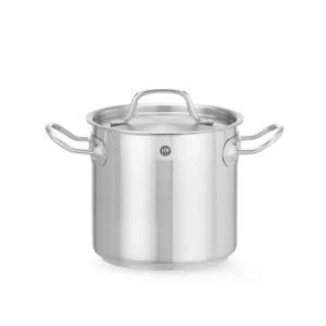 Profesionálny vysoký hrniec – s pokrievkou, HENDI Profi Line, 3 l, ⌀160 x 150 mm