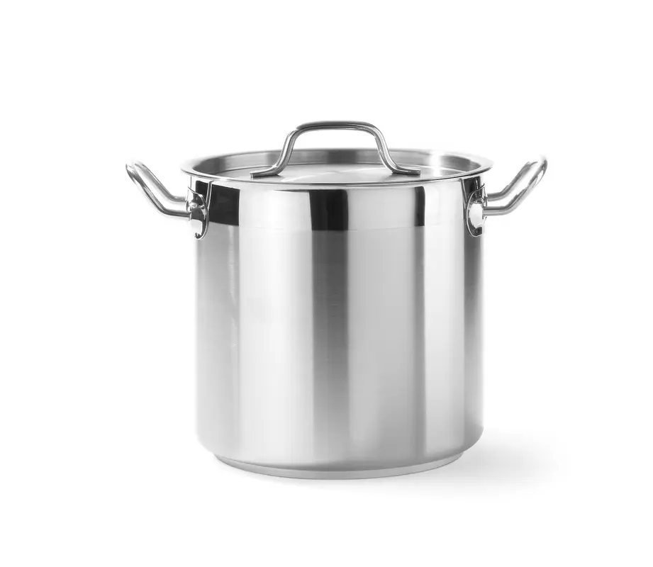 Profesionálny vysoký hrniec – s pokrievkou, HENDI Profi Line, 5,9 l, ⌀200 x 190 mm