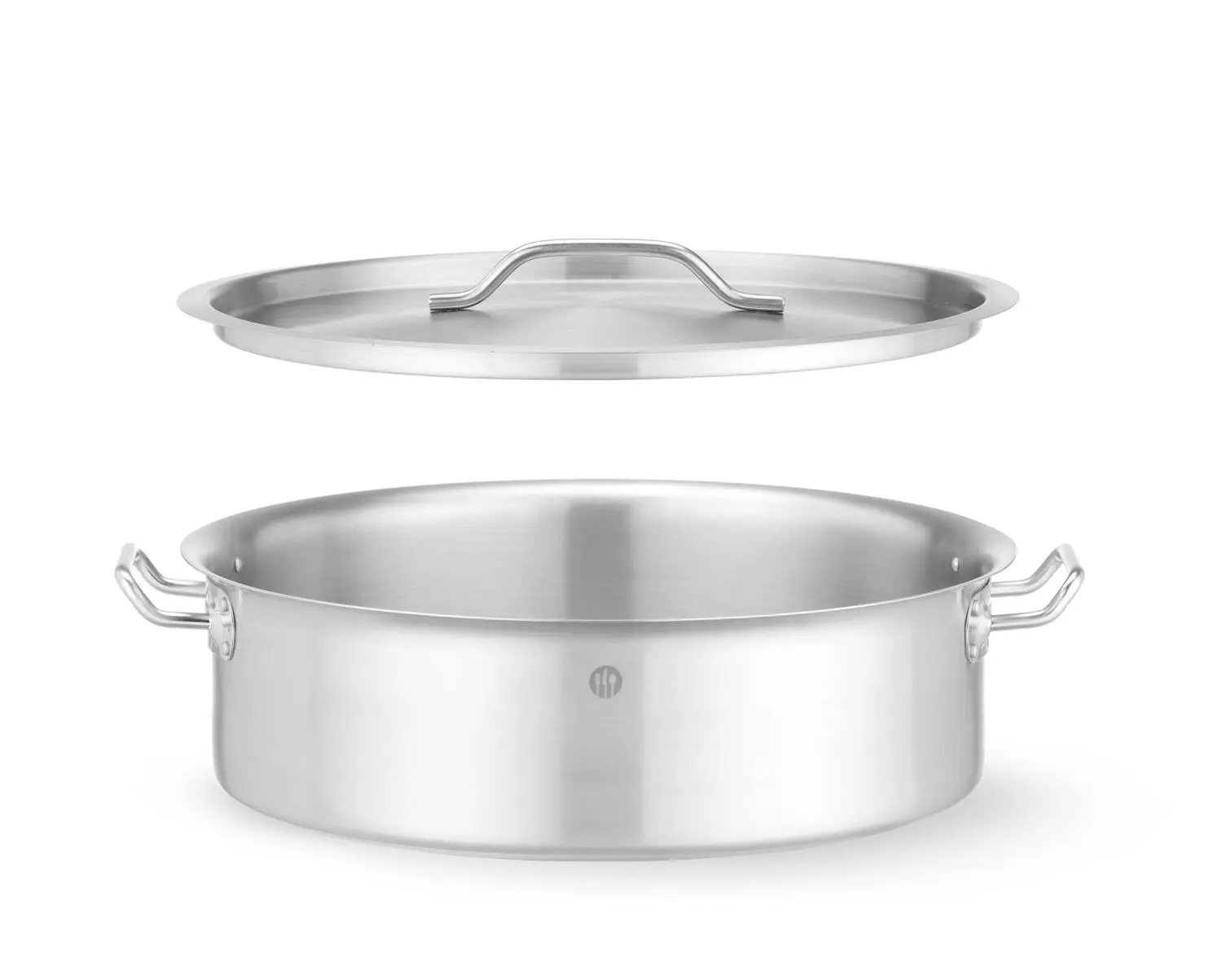Veľký varný hrniec HENDI – s vekom, objem 10,8 L, rozmer ⌀360 x (H)139 mm – Obrázok 2