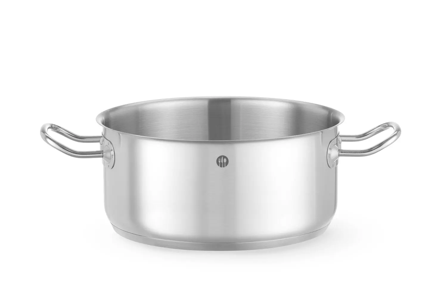 Štandardný nízky hrniec – bez veka, HENDI Kitchen Line, 4,9 l, ⌀240 x 110 mm