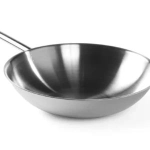 Trojvrstvová panvica Wok – bez pokrievky, HENDI, ⌀360 x 90 mm