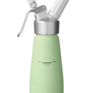 Štandardná fľaša na šľahačku – HENDI, 0,5 l, pastelovo zelená, ⌀80 x 260 mm