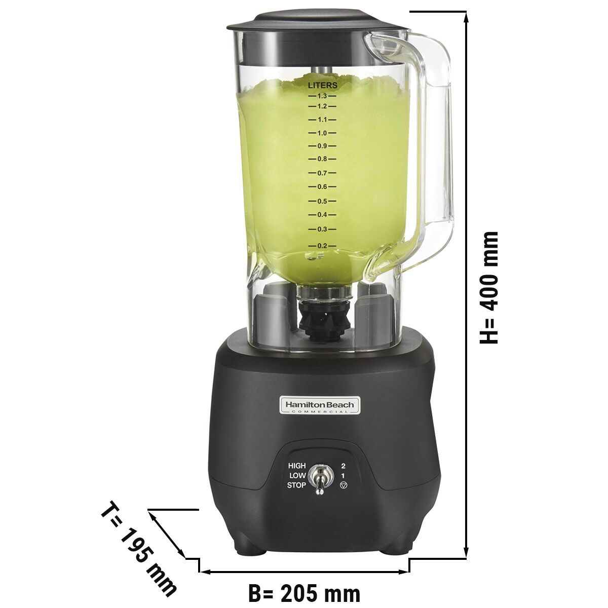 Profesionálny barový mixér – HAMILTON BEACH, model HBB908R, objem 1,25 litra, výkon 745 W
