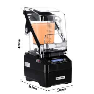 Profesionálny barový mixér – HAMILTON BEACH, model Eclipse HBH755R-CE, so zvukovoizolačným krytom, objem 2 litre, výkon 1 kW