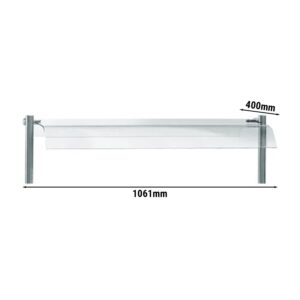 Ochranný sklenený kryt séria COPENHAGEN, dĺžka 1060 mm