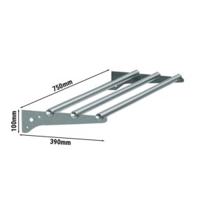 Výsuvná zásuvka na vaničku Kodaň – 750 mm