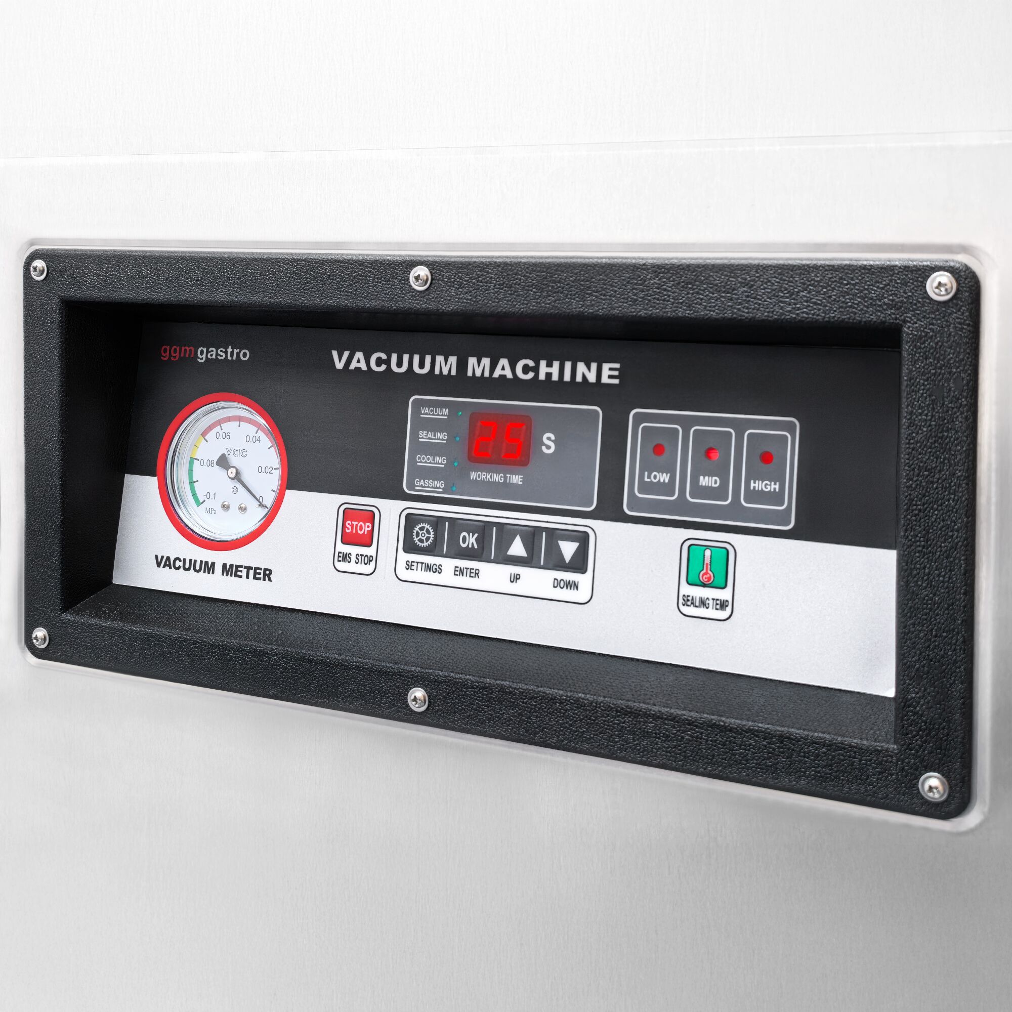 Dvojkomorová balička – vákuová jednotka, 750 W, 20 m³/h – Obrázok 3