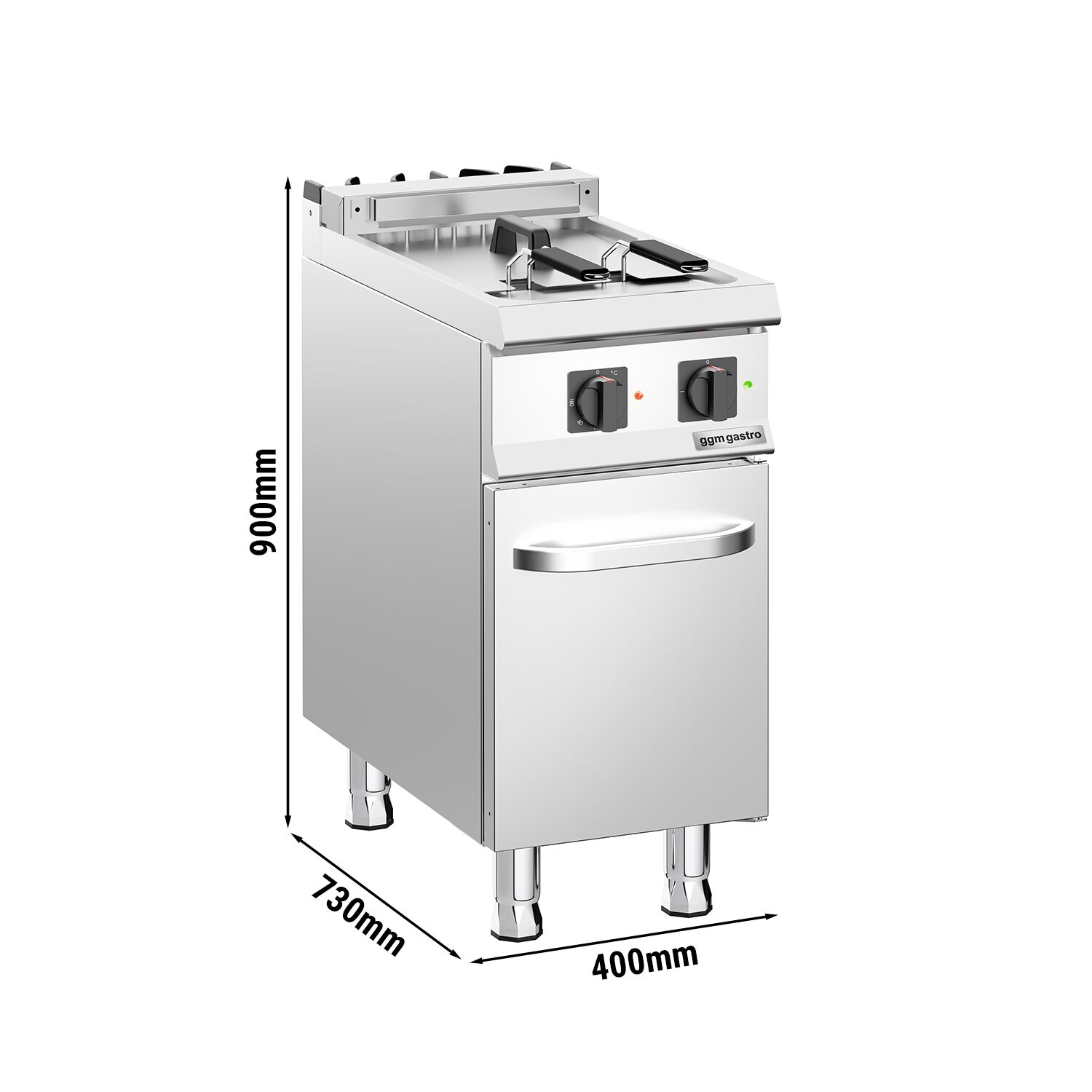Elektrická fritéza – vrátane základnej jednotky s 1 dvierkami, 18 litrov, 14 kW – Obrázok 4