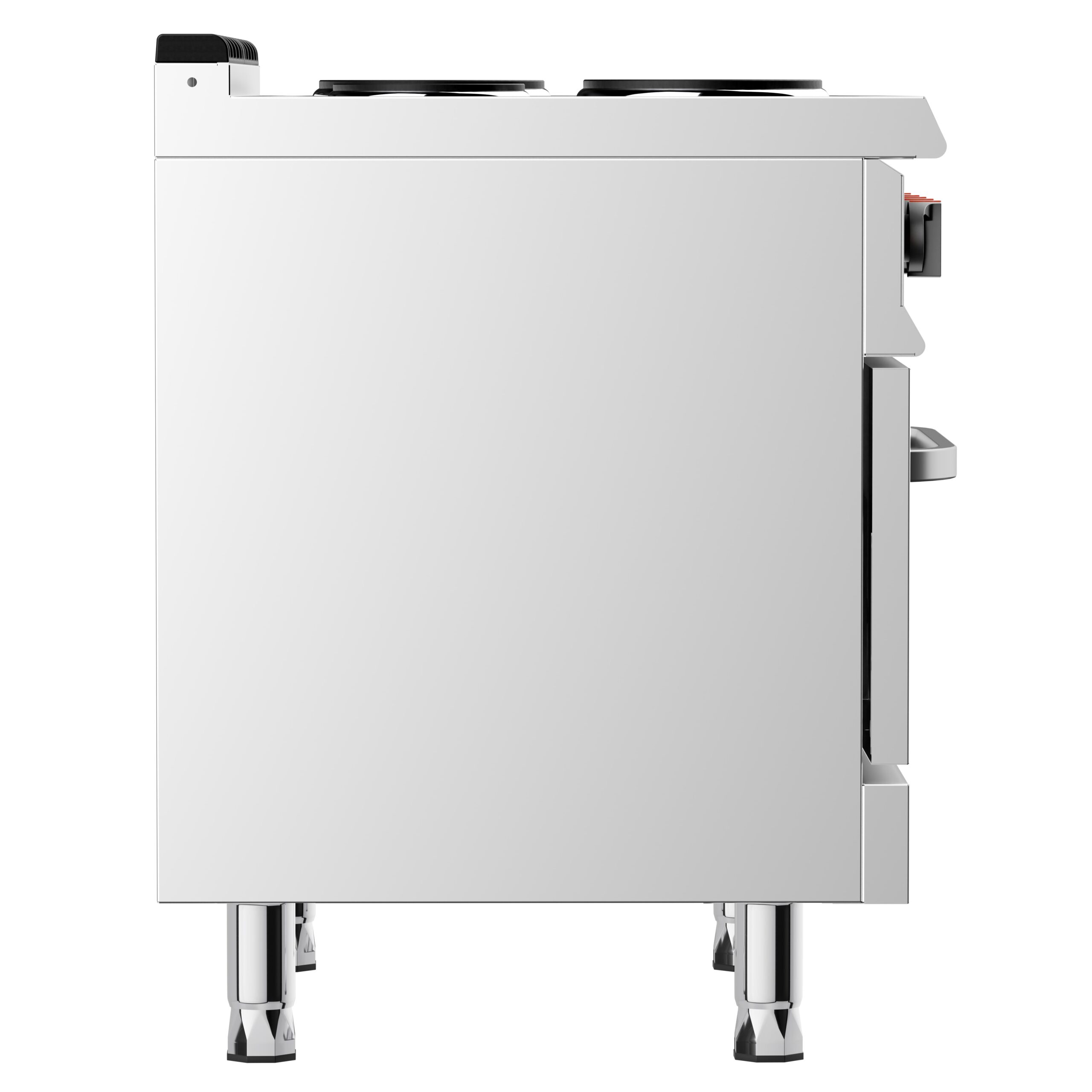 Štvorplatničková elektrická varná doska – 15,2 kW, kruhové platničky, statická plynová rúra 6 kW – Obrázok 2