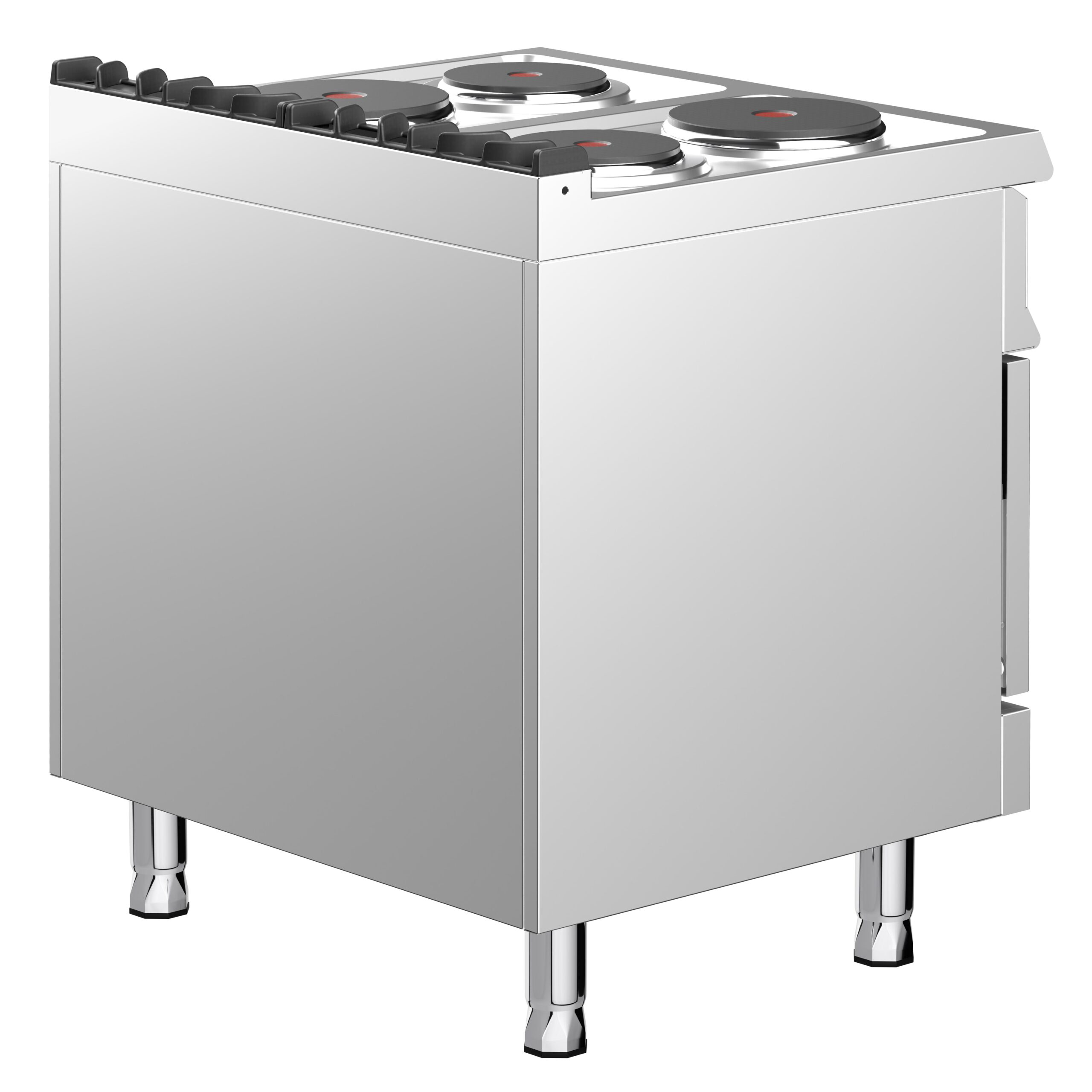 Štvorplatničková elektrická varná doska – 15,2 kW, kruhové platničky, statická plynová rúra 6 kW – Obrázok 5