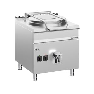 Profesionálny plynový varný kotol – 150 litrov, 12 kW, nepriamy ohrev, prípojka na vodu