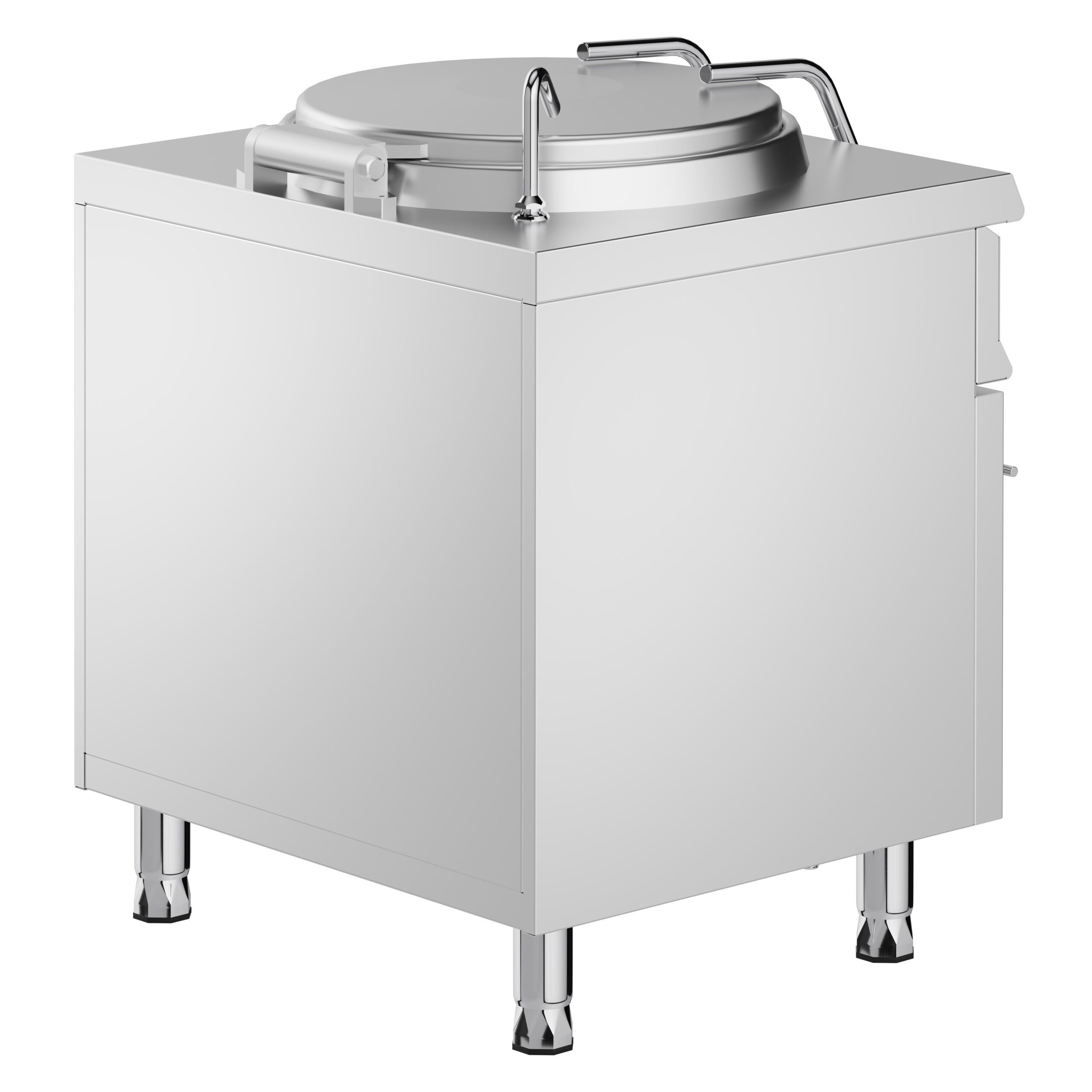 Profesionálny plynový varný kotol – 60 litrov, 6 kW, nepriamy ohrev, prípojka na vodu – Obrázok 6