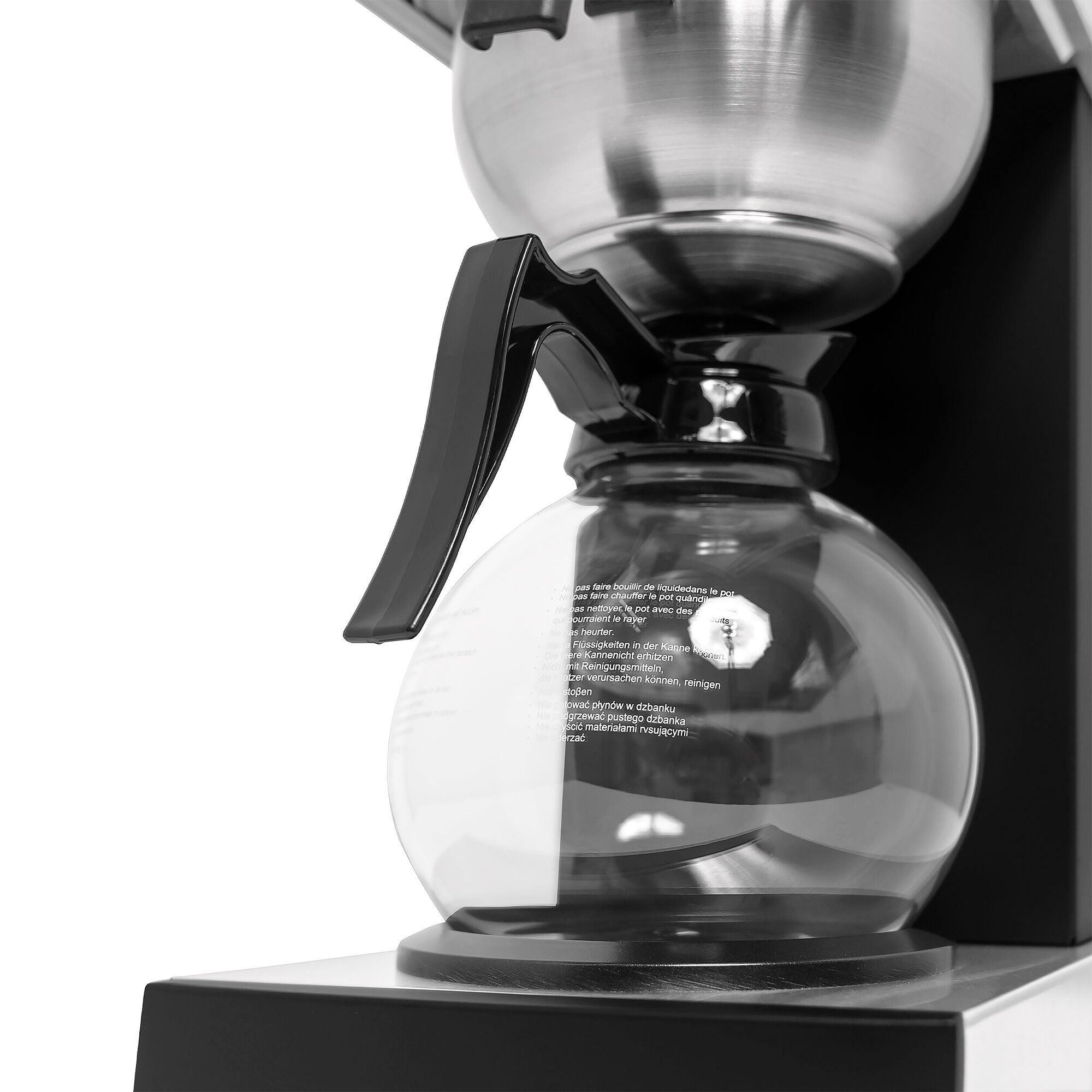 Filtračný kávovar – na filtrovanú kávu, 2x 1,8 l, 4 kW, vrátane 2 sklenených kanvíc – Obrázok 5