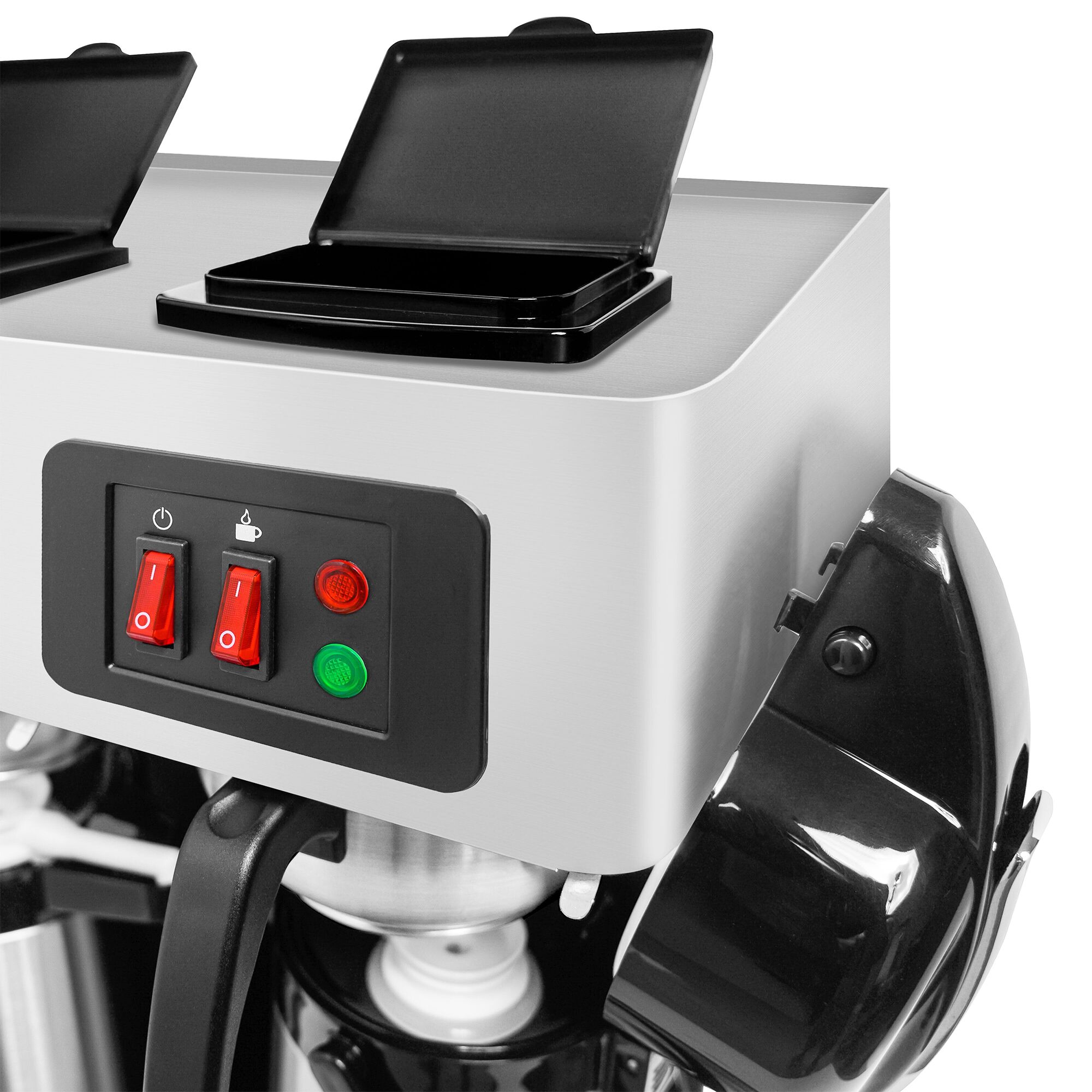 Filtračný kávovar – na filtrovanú kávu, 2x 2,2 l, 3,8 kW, vrátane 2x termosiek s pumpičkou – Obrázok 5