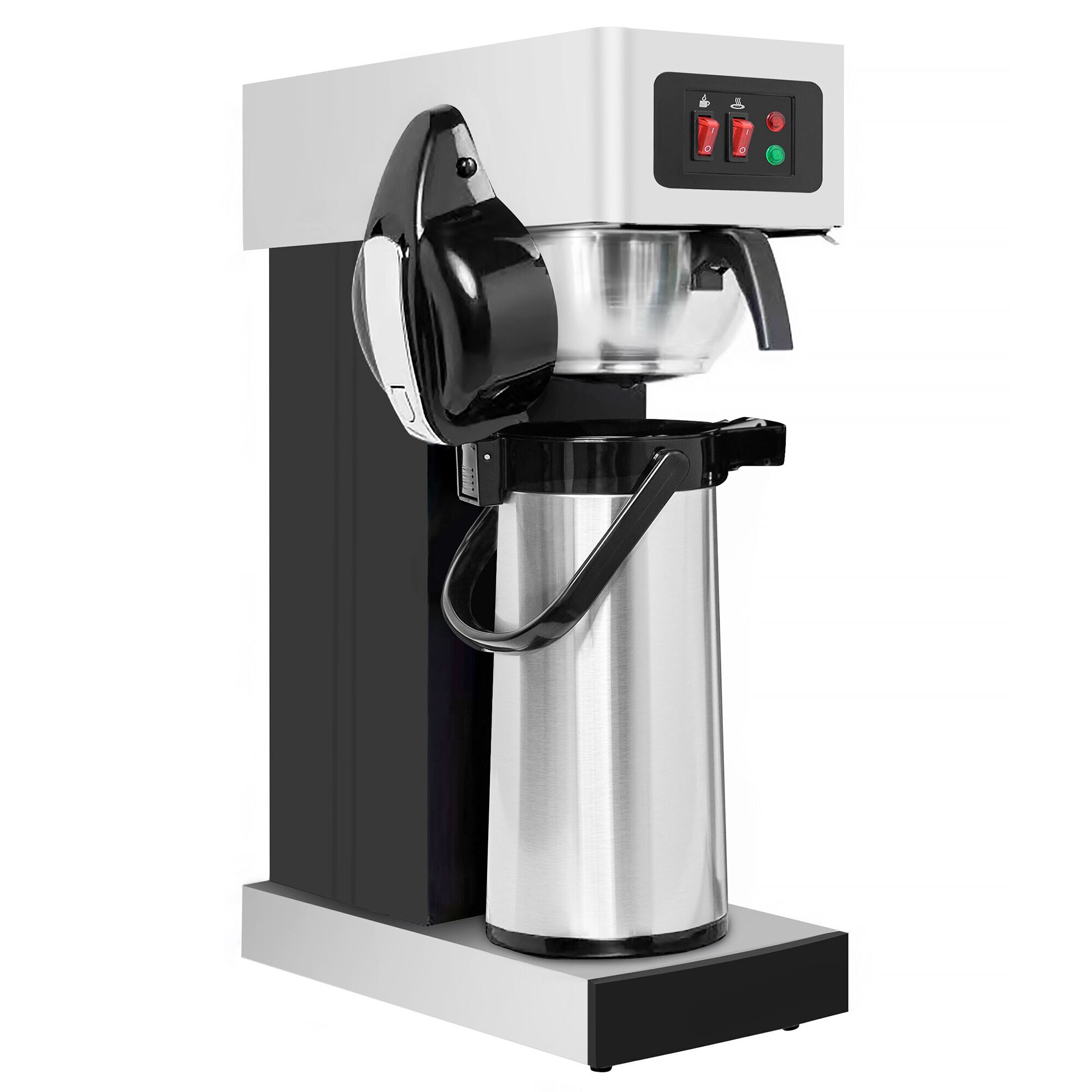 Filtračný kávovar – na filtrovanú kávu, 2,2 l, 1,9 kW, vrátane pumpičky a termosky – Obrázok 3