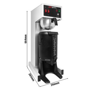 Filtračný kávovar – na filtrovanú kávu, 2,5 l, 1,9 kW, s automatickým dopĺňaním vody, vrátane termosky