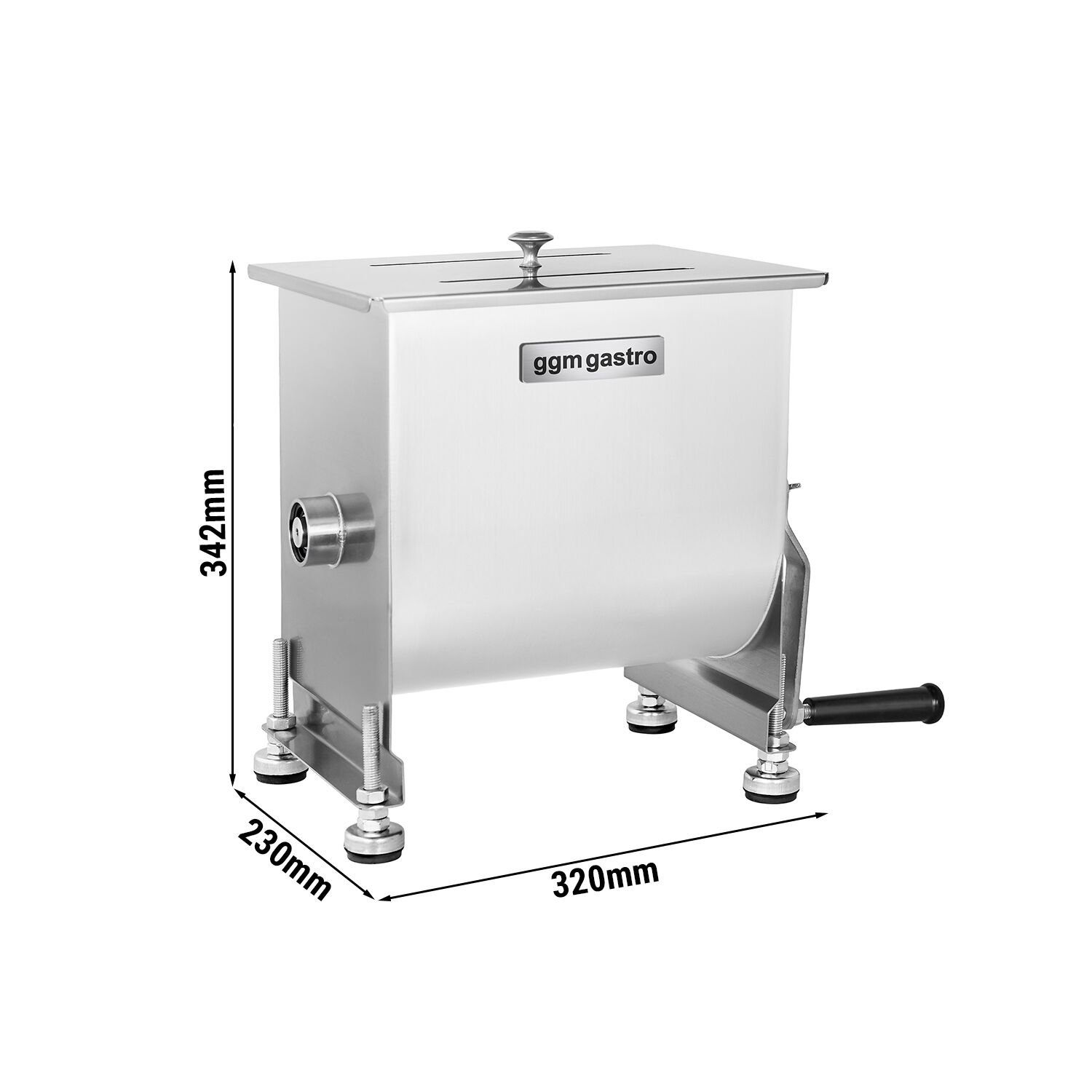 Manuálny mixér – na mäso, 7,5 kg