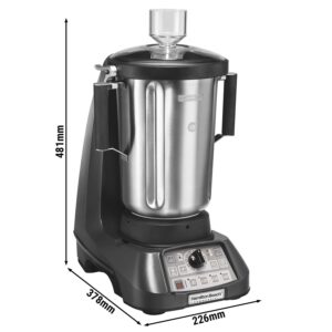 Profesionálny kuchynský mixér – HAMILTON BEACH, model EXPEDITOR HBF1100S, objem 4 litre, výkon 1,5 kW, nerezová nádoba