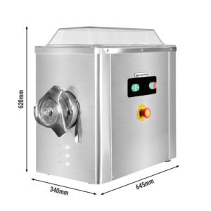 Elektrický mlynček na mäso – veľkosť mlynčeka 32, výkon 600 kg/h, 2,2 kW, 1400 ot./min.