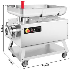 Elektrický mlynček na mäso – veľkosť mlynčeka 42, výkon 700 kg/h, s podávacími valcami