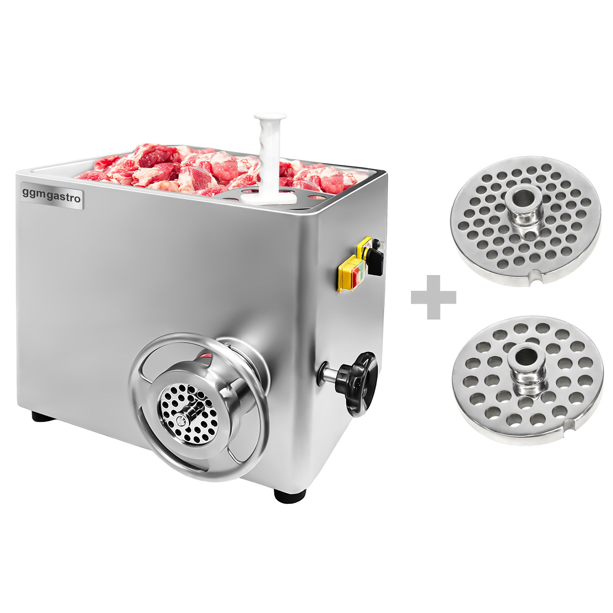 Elektrický mlynček na mäso – veľkosť mlynčeka 22, výkon 620-680 kg/h, 1,1 kW – Obrázok 2