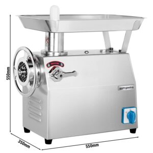 Elektrický mlynček na mäso – veľkosť mlynčeka 32, výkon 350 kg/h, 2,2 kW