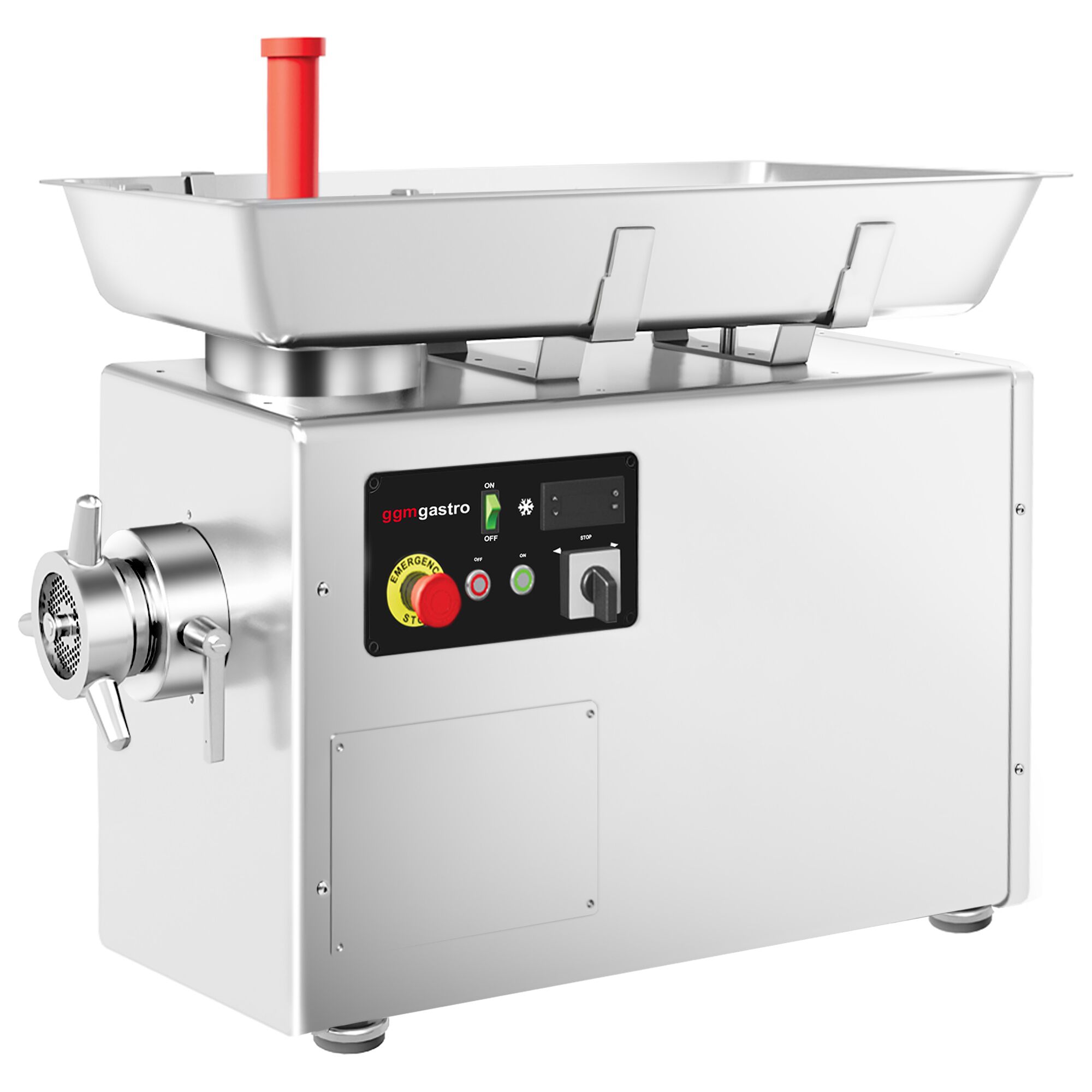 Elektrický mlynček na mäso – veľkosť mlynčeka 22, výkon 250 kg/h, s vodným chladením – Obrázok 3