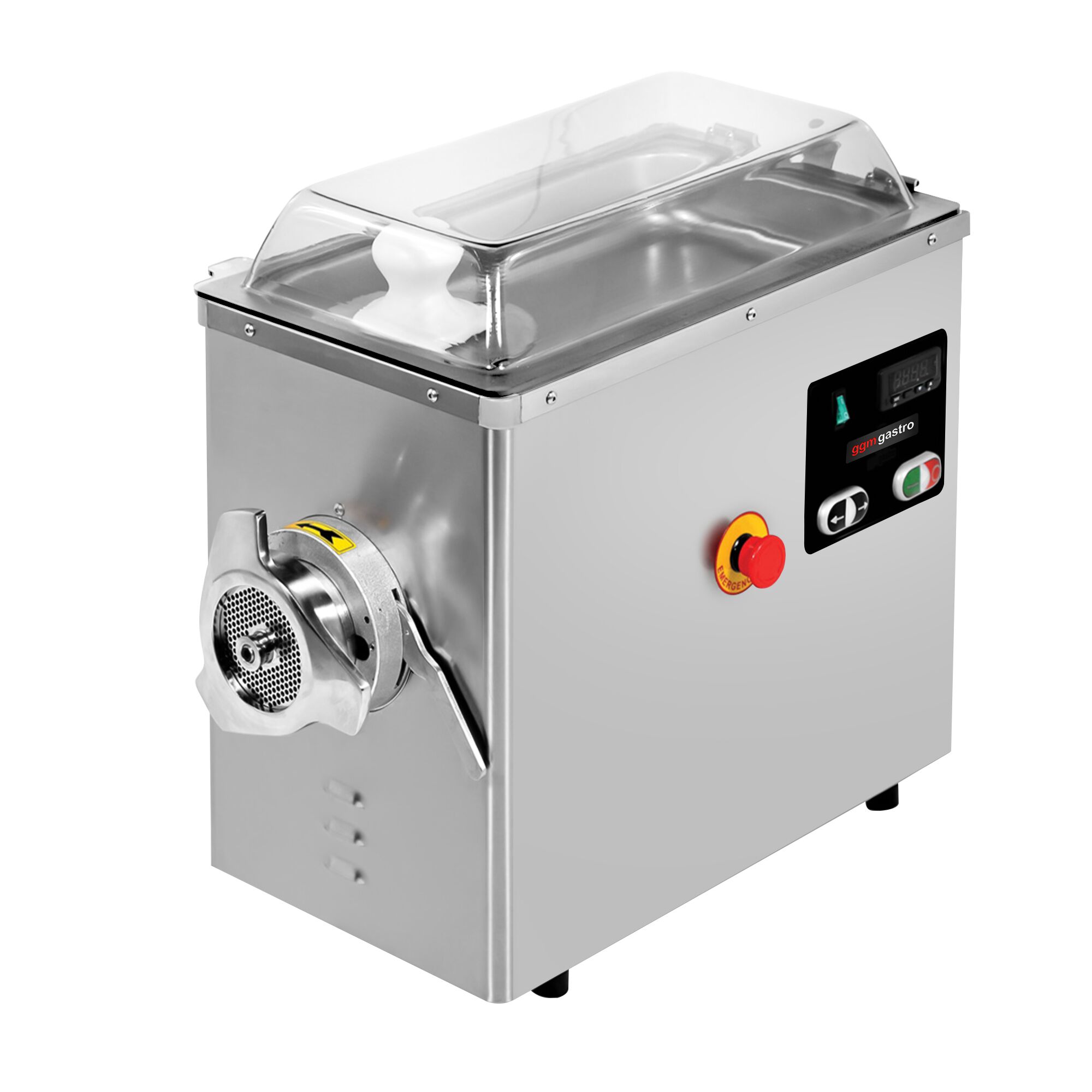 Elektrický mlynček na mäso – veľkosť mlynčeka 22, výkon 400 kg/h, 1,5 kW, 1400 ot./min., s vodným chladením – Obrázok 3