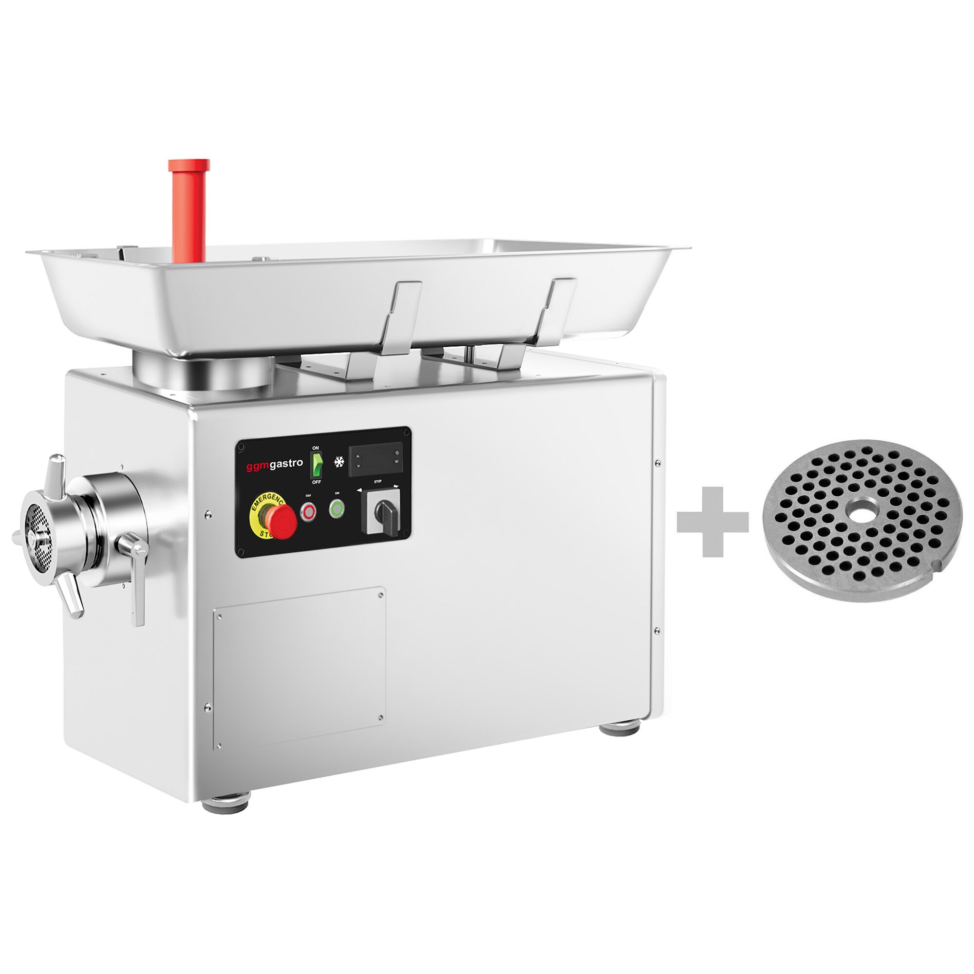 Elektrický mlynček na mäso – veľkosť mlynčeka 32, výkon 500 kg/h, s vodným chladením – Obrázok 3