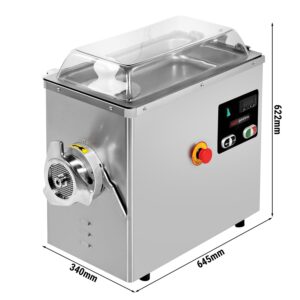 Elektrický mlynček na mäso – veľkosť mlynčeka 32, výkon 600 kg/h, 2,2 kW, 1400 ot./min., s vodným chladením