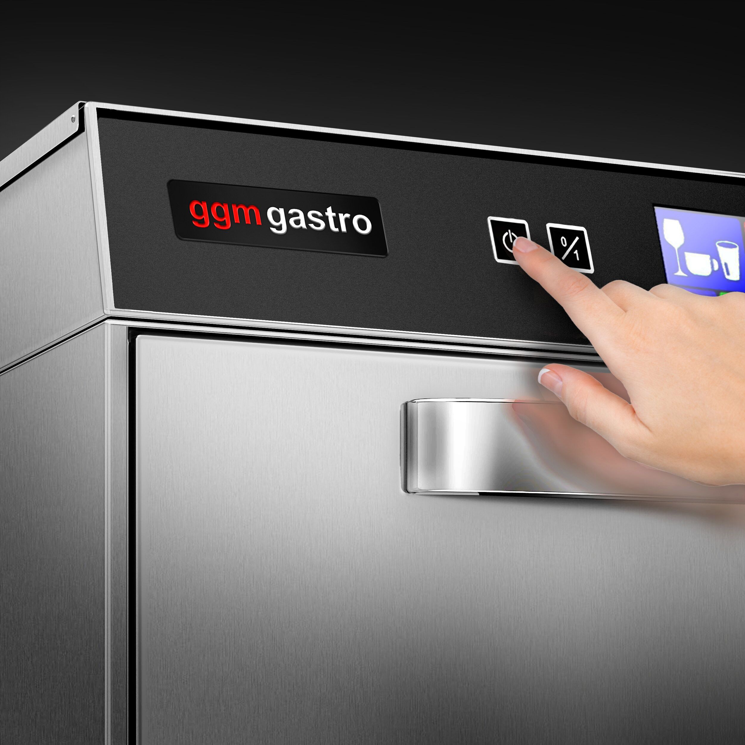 Digitálna umývačka – riadu, dvojstenná, 3,55 kW, s čistiacim prostriedkom, leštidlom a vypúšťacím čerpadlom – Obrázok 2