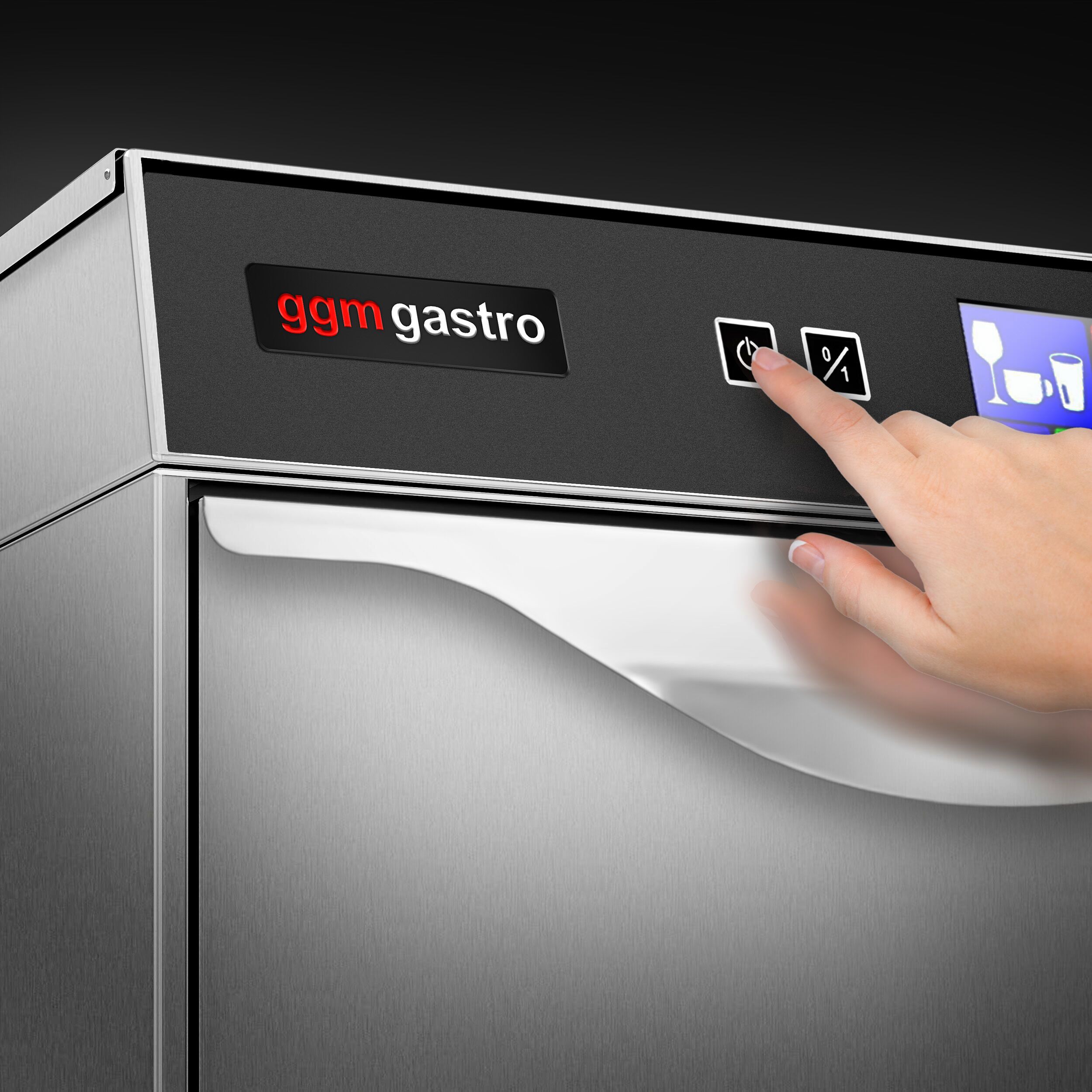 Digitálna umývačka – riadu, 3,55 kW, s čistiacim prostriedkom, leštidlom a vypúšťacím čerpadlom – Obrázok 3