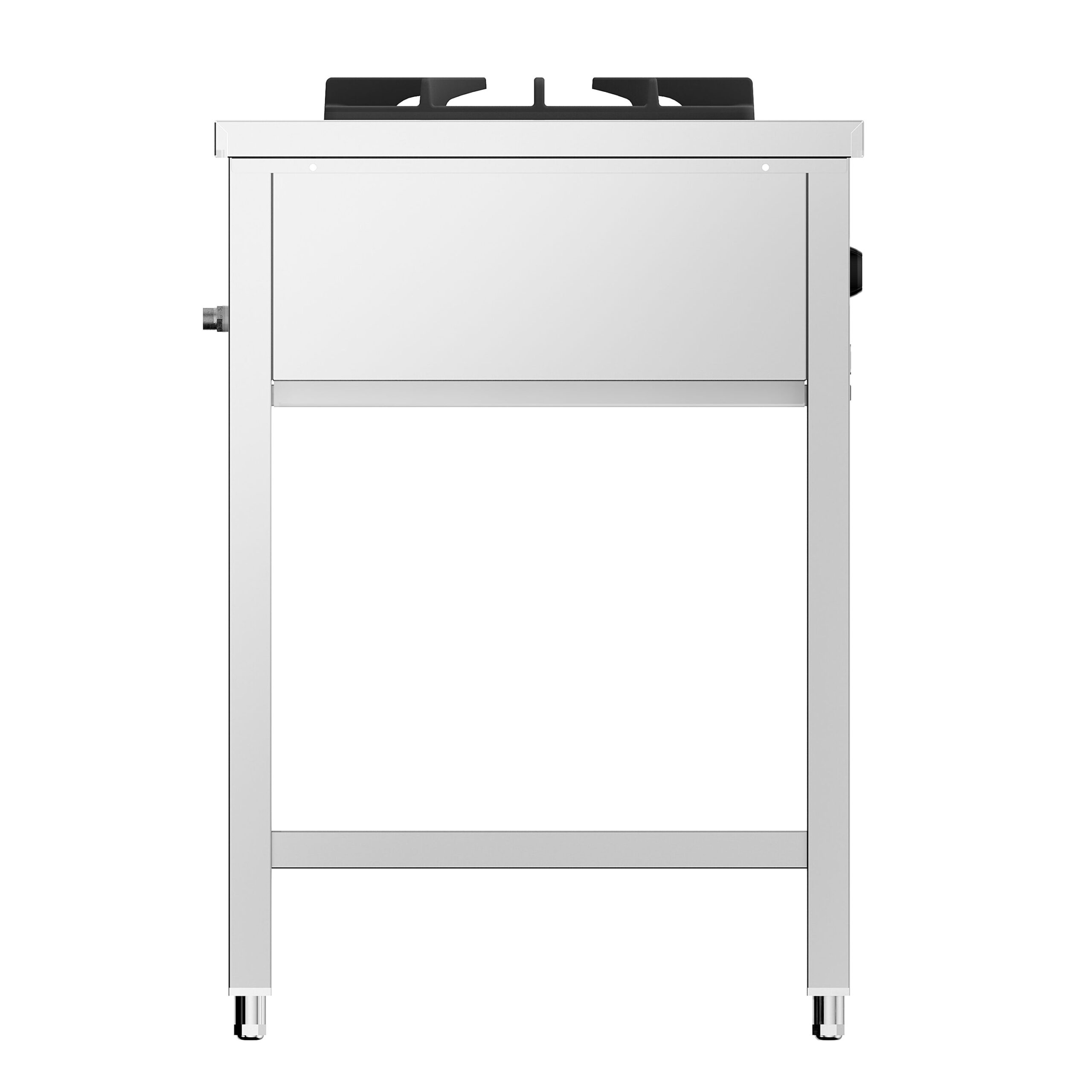 Otvorený plynový sporák – 34 kW, 4 horáky, s podstavcom, odkvapkávacia zásuvka – Obrázok 3