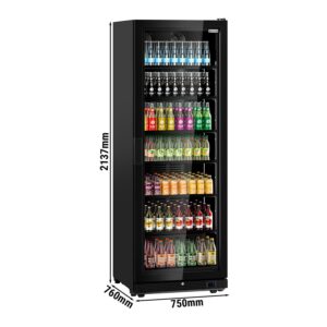 Bezrámová chladnička – na nápoje, 739 l, s 1 sklenenými dverami