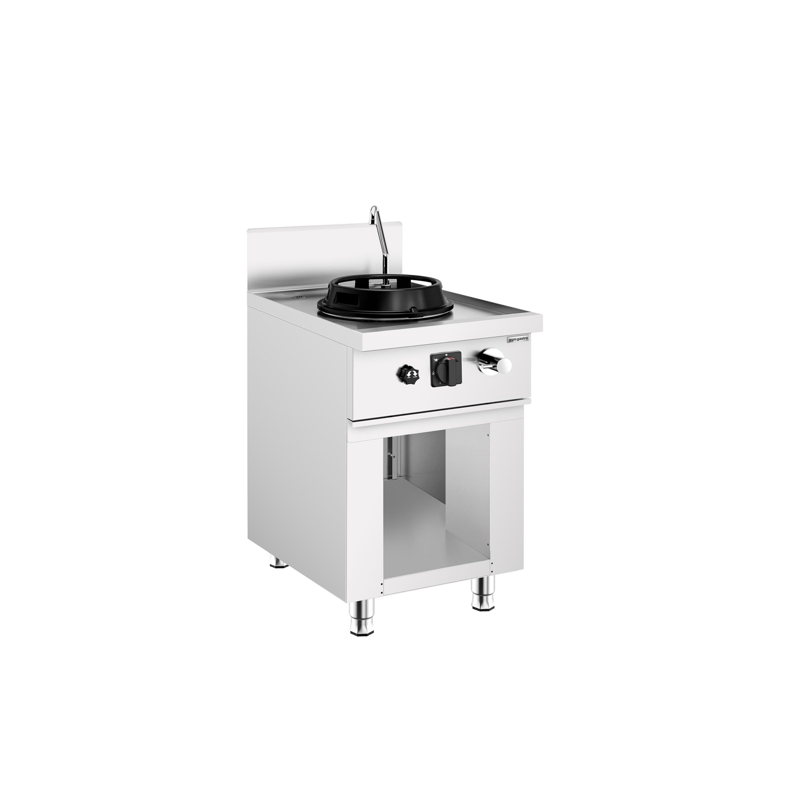 Stolová plynová wok varná doska – 15 kW, s 1 horákom, vrátane 1 kohútika