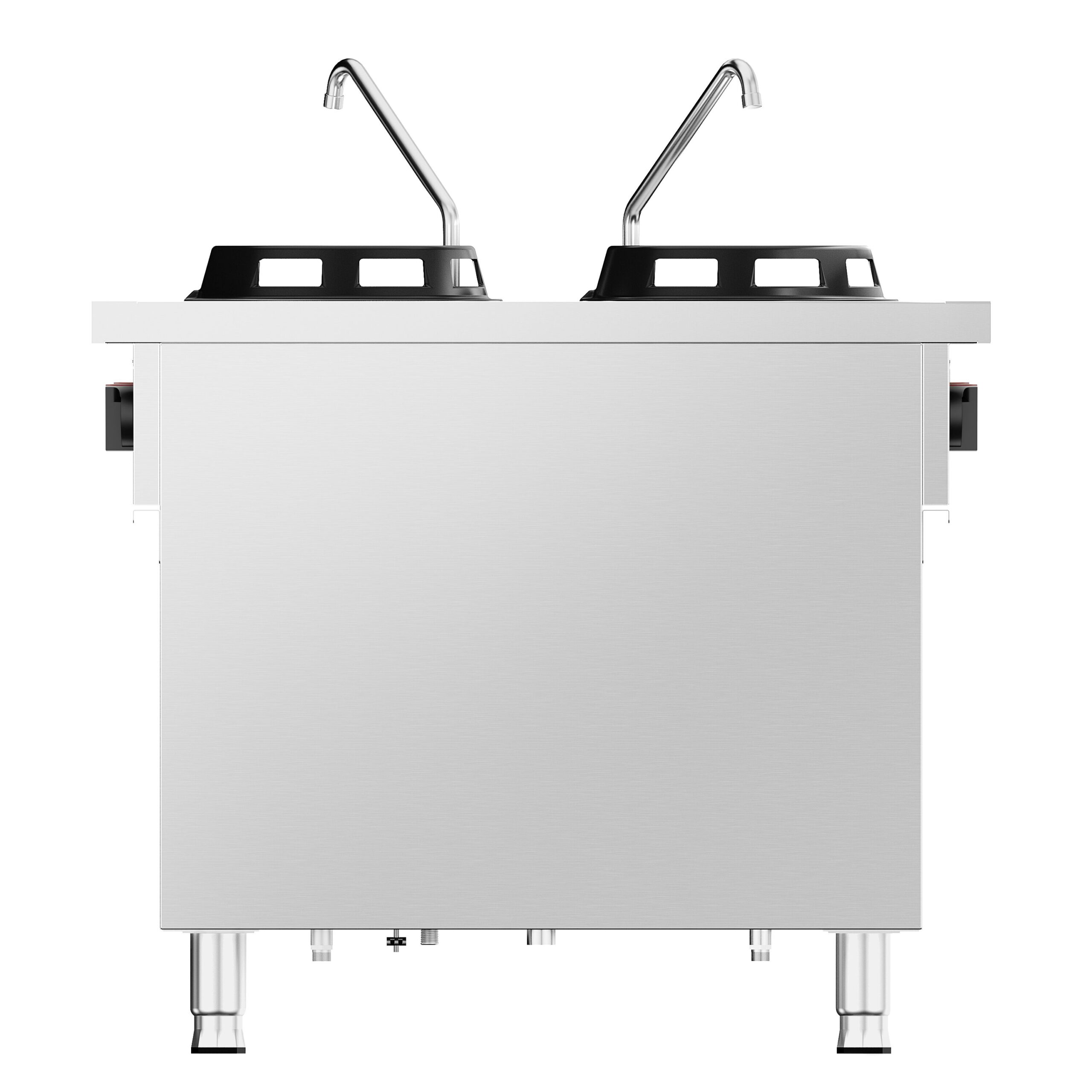Stolový plynový wok varný ostrovček – 60 kW, so 4 horákmi, vrátane 2 kohútikov – Obrázok 2
