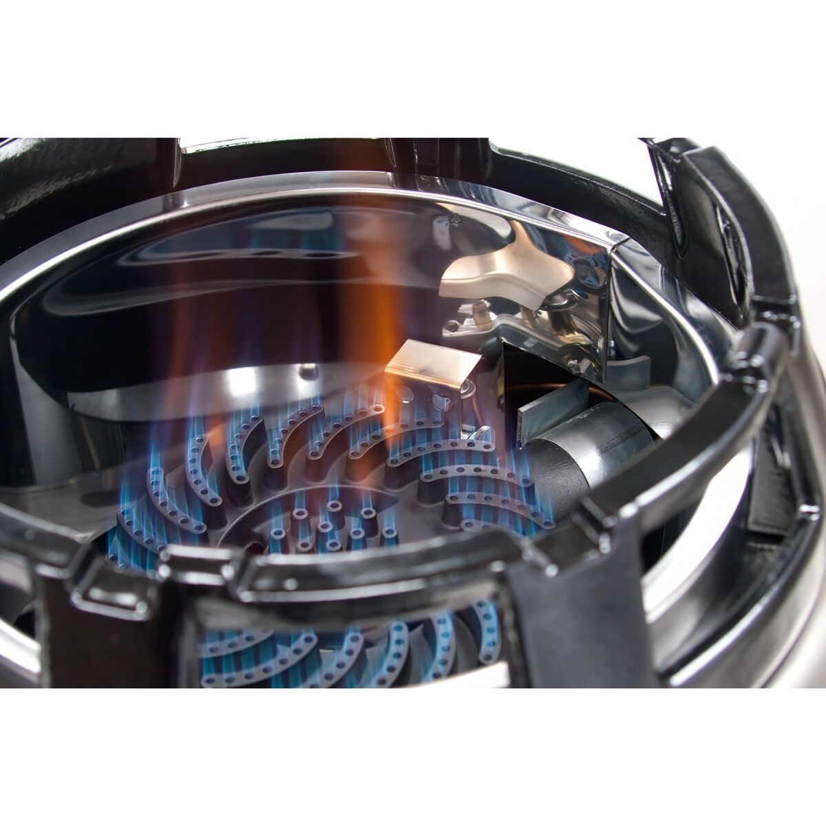 Stolová plynová wok varná doska – 56 kW, so 4 horákmi, vrátane 2 kohútikov – Obrázok 2