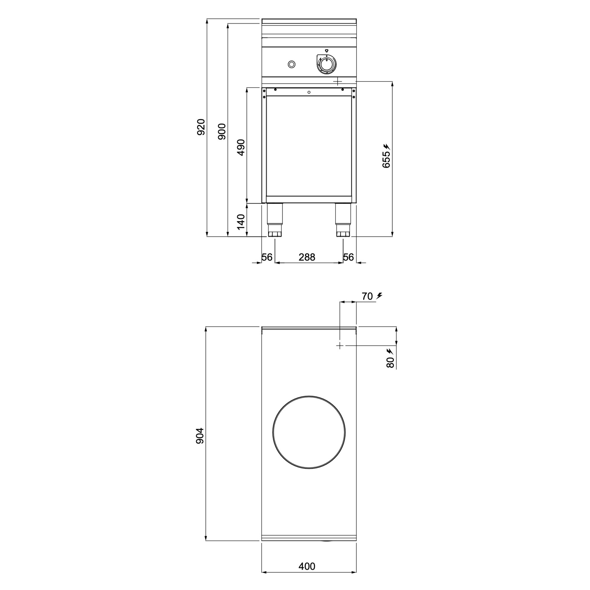 Výkonný indukčný wok – 5 kW – Obrázok 3