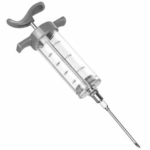 Praktická marinovacia striekačka na mäso, 50 ml, sivá, 3 ihly – Obrázok 5