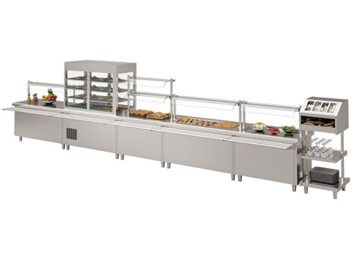 Kovový držiak skla séria COPENHAGEN, dĺžka 2250 mm – Obrázok 3