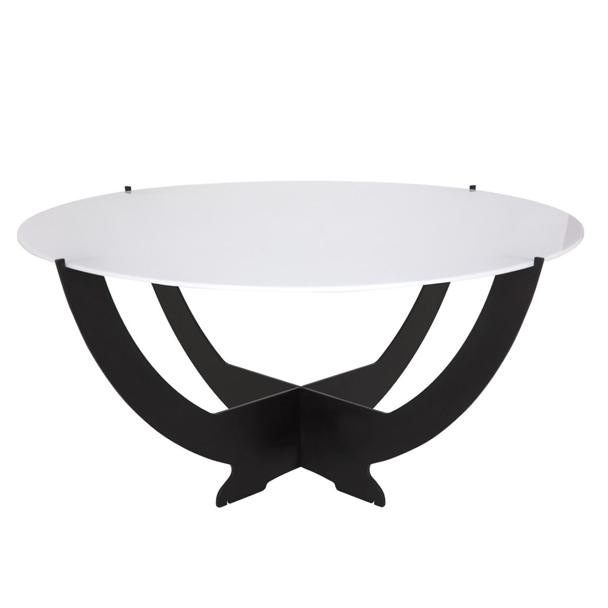 Ramenný bufetový stojan – dizajn Octopus, stredný priemer 500 mm, čierne vyhotovenie – Obrázok 2