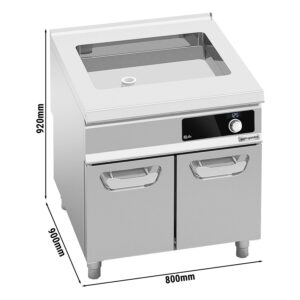Minimalistický bufetový stojan / etažér – výkon 9,6 kW, veľký objem 24 l, digitálny systém Bflex, verzia II