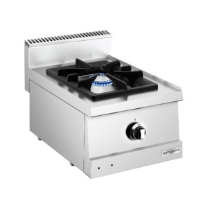 Sporák na plyn – výkon 6,5 kW, 1 samostatný horák