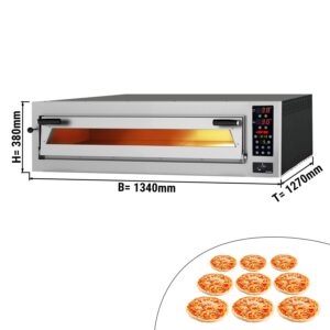 Digitálna elektrická pec na pizzu – 9× Ø 35 cm, PEP99TC-N