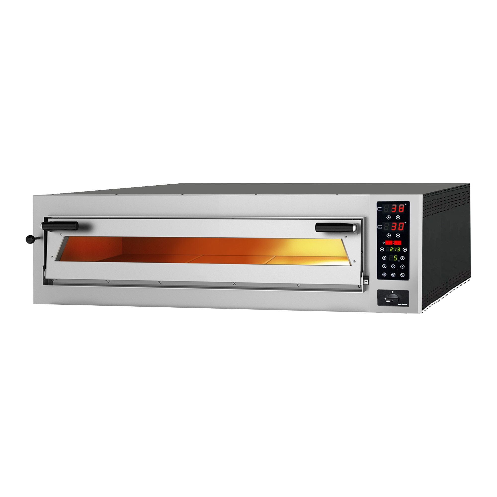 Digitálna elektrická pec na pizzu – 9× Ø 35 cm, PEP99TC-N – Obrázok 7