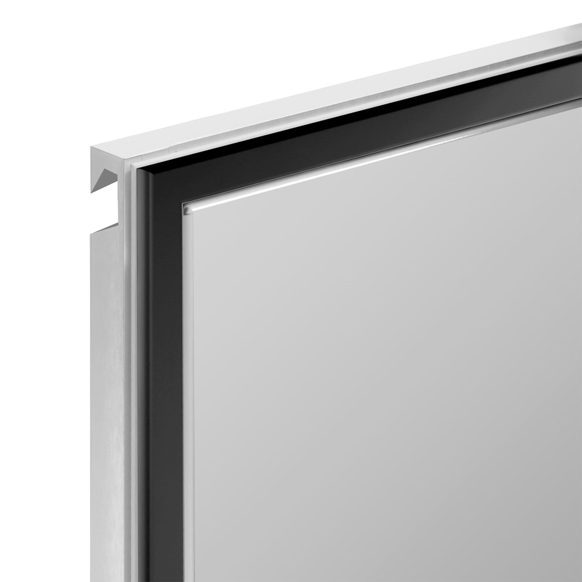 Chladiaci pizza stôl – séria PREMIUM, rozmery 2000x800 mm, 3 dvierka, horná chladiaca nadstavba na 9x GN 1/3 – Obrázok 3