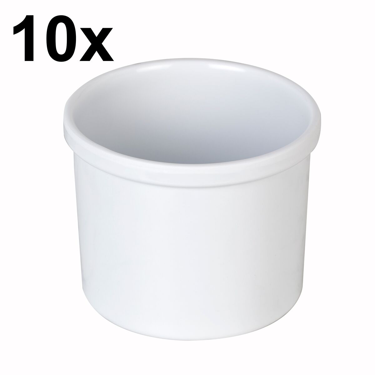 Náhradná melamínová misa – sada 10 kusov pre bufetový stojan, výška 100 mm, typ B – Obrázok 2